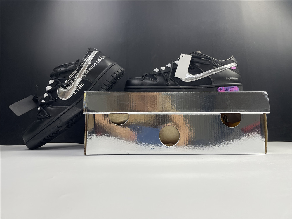 Off-White x Nike Dunk Low black