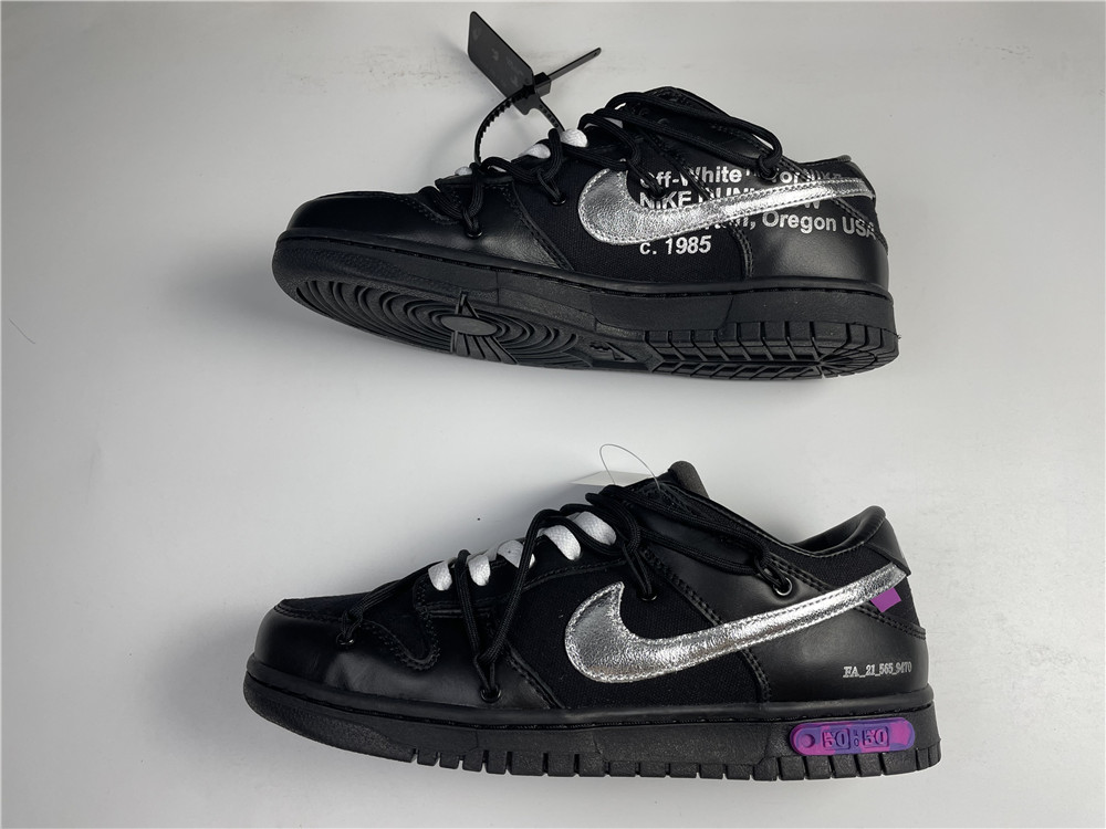 Off-White x Nike Dunk Low black