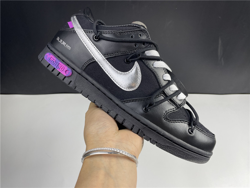 Off-White x Nike Dunk Low black
