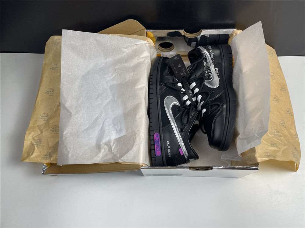 Off-White x Nike Dunk Low black