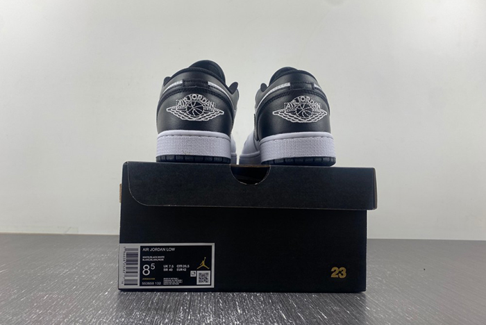Air Jordan 1 Low Black white 553558-132