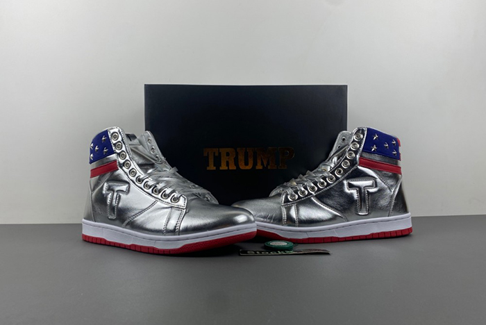 DONALD TRUMP NEVER SURRENDER SILVER