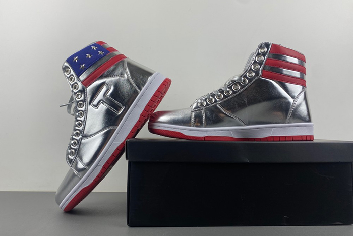 DONALD TRUMP NEVER SURRENDER SILVER
