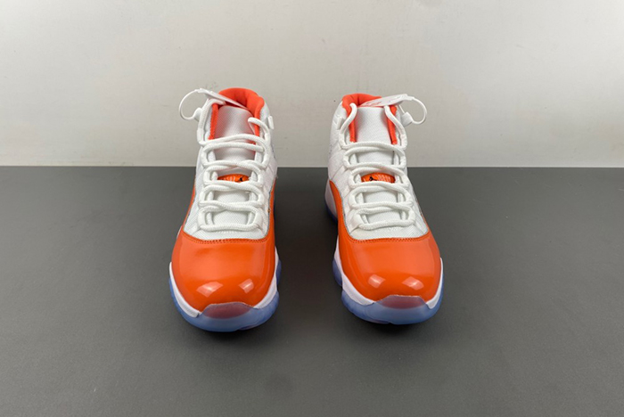 Air Jordan 11 white orange
