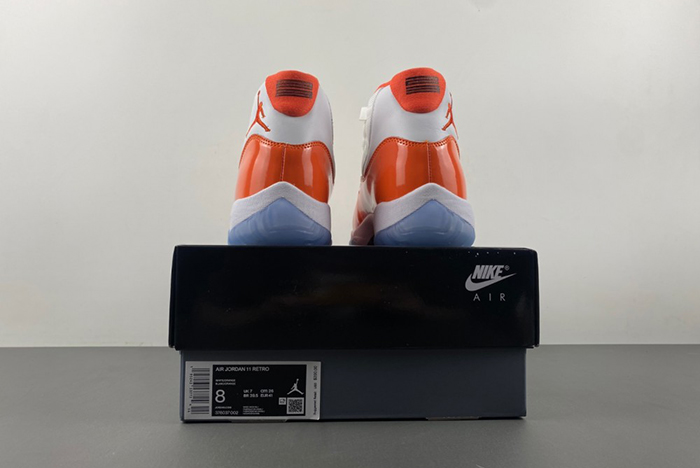 Air Jordan 11 white orange