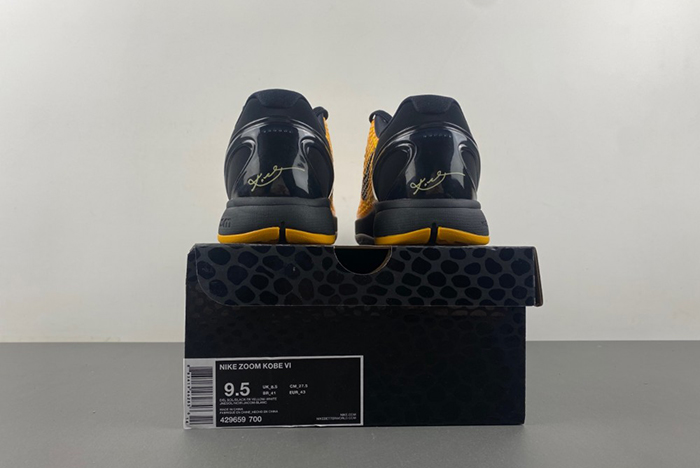 NIKE KOBE 6 PROTRO “LIGHTBULB” BLACK YELLOW