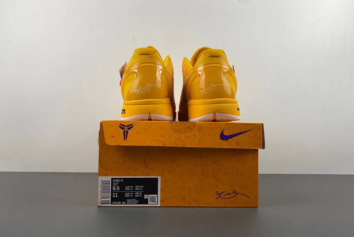 Nike Kobe 6 Protro yellow