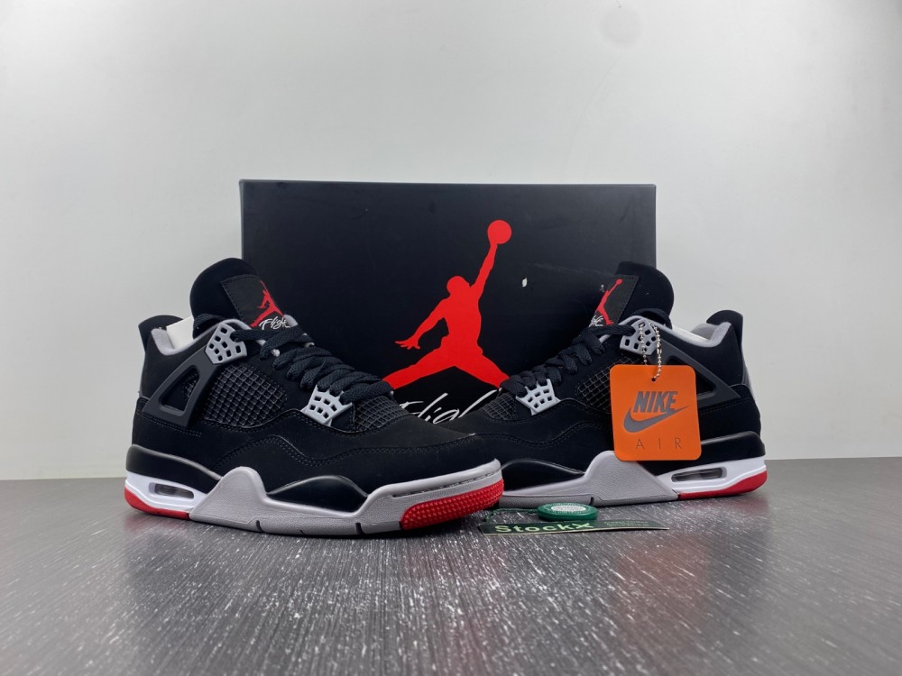 Jordan 4 Bred/ Black Cement (2019) - 308497-060