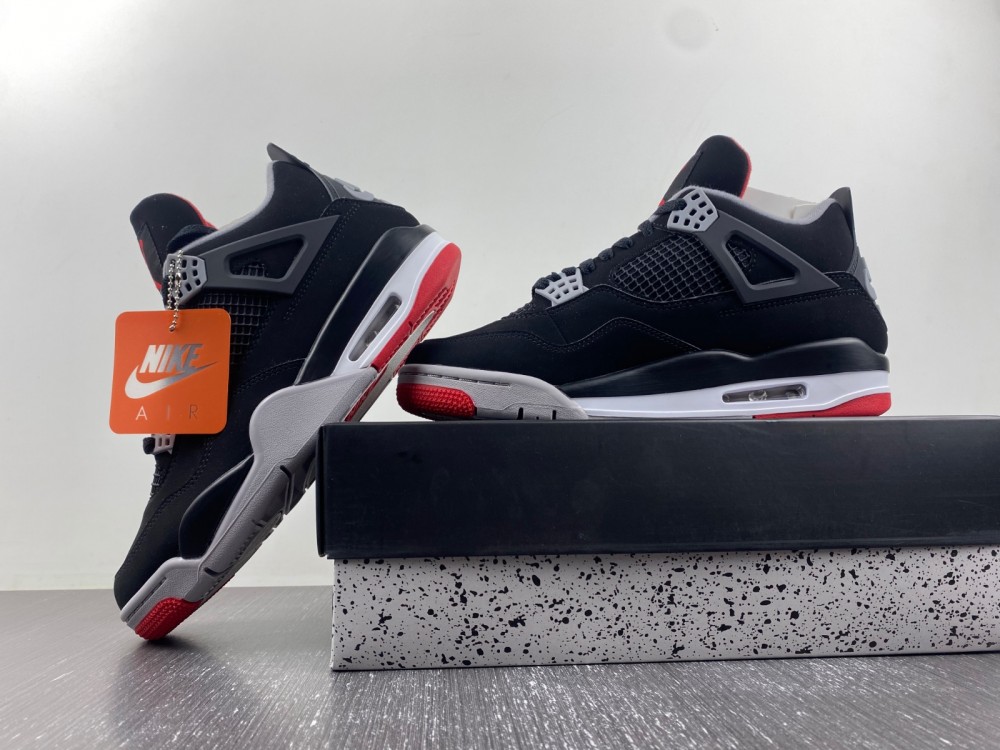 Jordan 4 Bred/ Black Cement (2019) - 308497-060