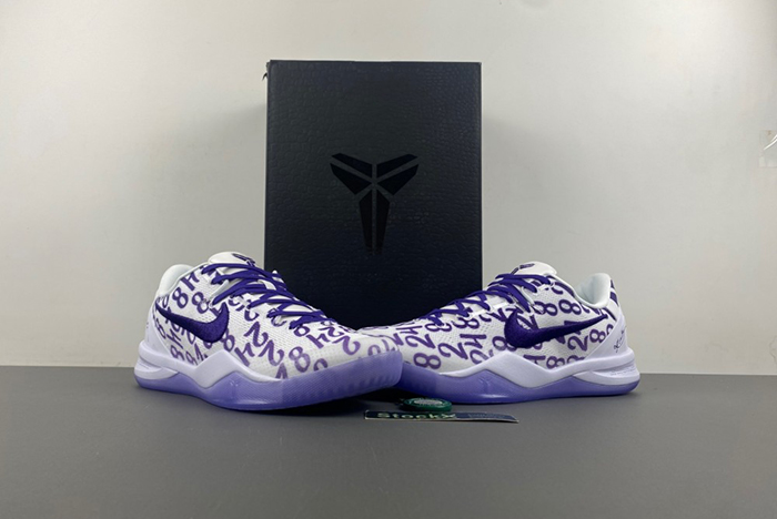 Nike Kobe 8 Protro “White Court Purple”FQ3549-100