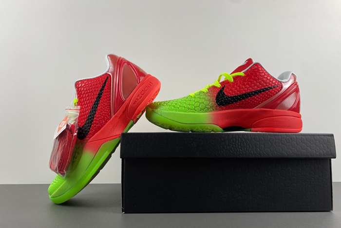 Kobe 6 Protro Green and red CW2190-301