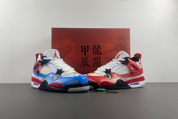 Air Jordan 4 white red blue DH6927-161