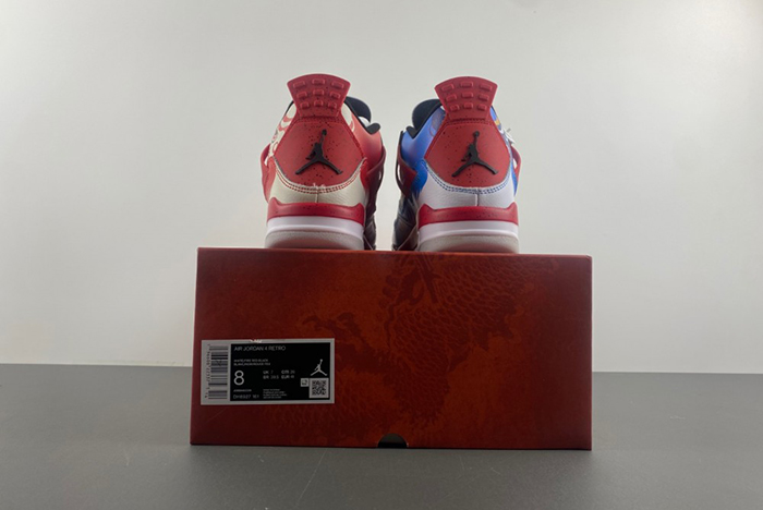 Air Jordan 4 white red blue DH6927-161