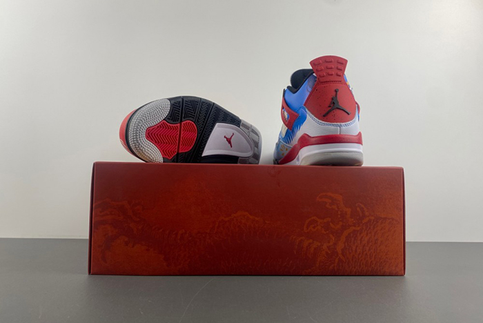 Air Jordan 4 white red blue DH6927-161